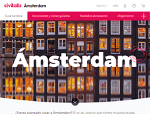 Tablet Screenshot of disfrutaamsterdam.com